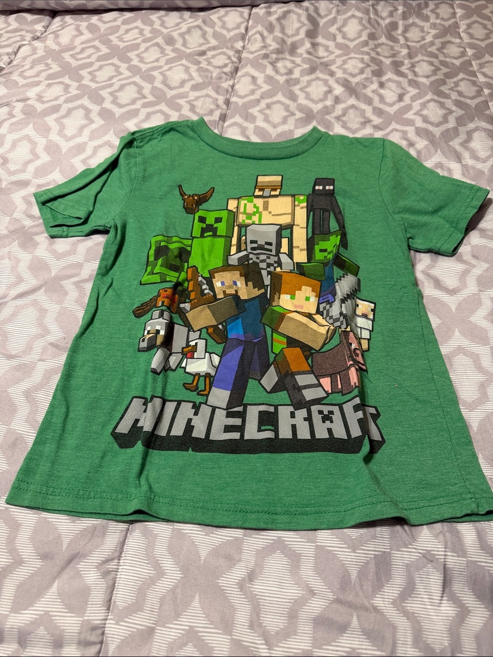 Kids Green Graphic Tee